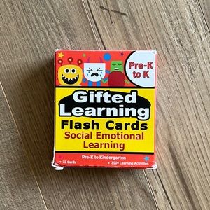 Gifted Learning Flash Cards, Social Emotional Learning for Pre-K to K.